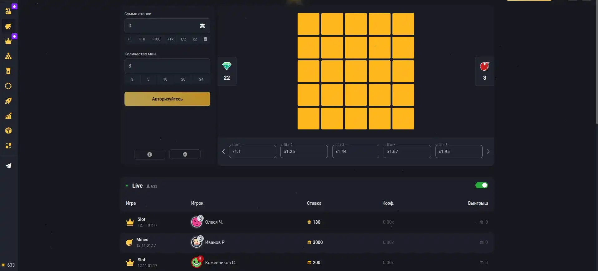 Список игровых автоматов Bitzamo